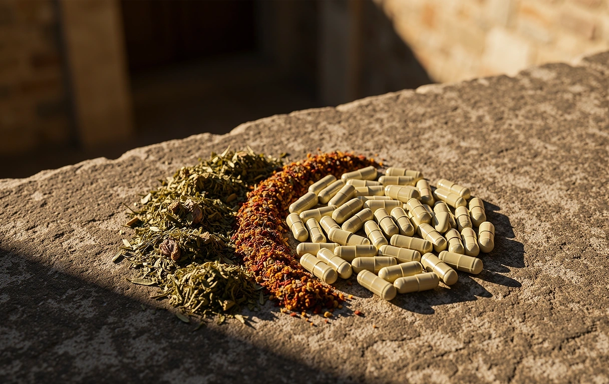 Ingredienti botanici e minerali in purezza